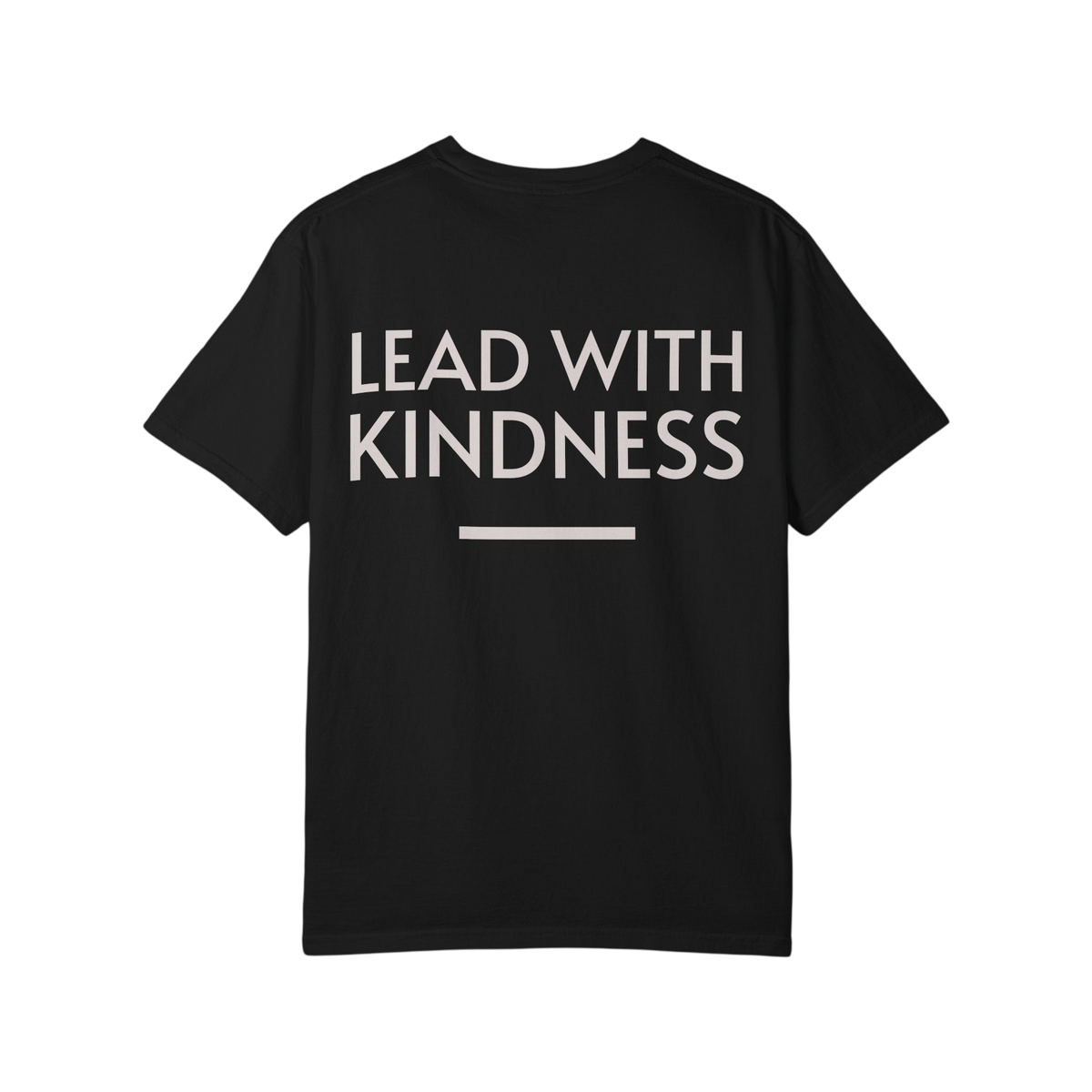 Human Kind Black Graphic T-shirt on Comfort Colors