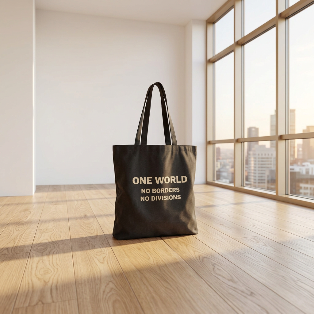 One World Black Tote
