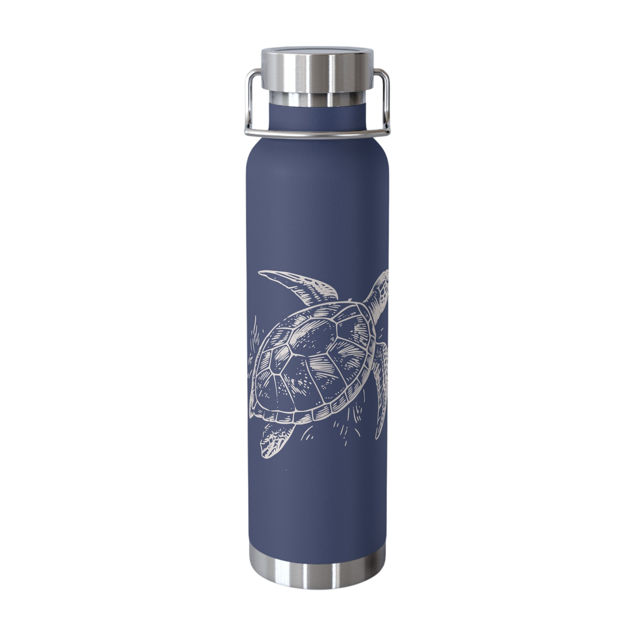 Sea Turtle 22oz Ocean Neighbors Vacuum Bottle — Insulated Copper Water Bottle