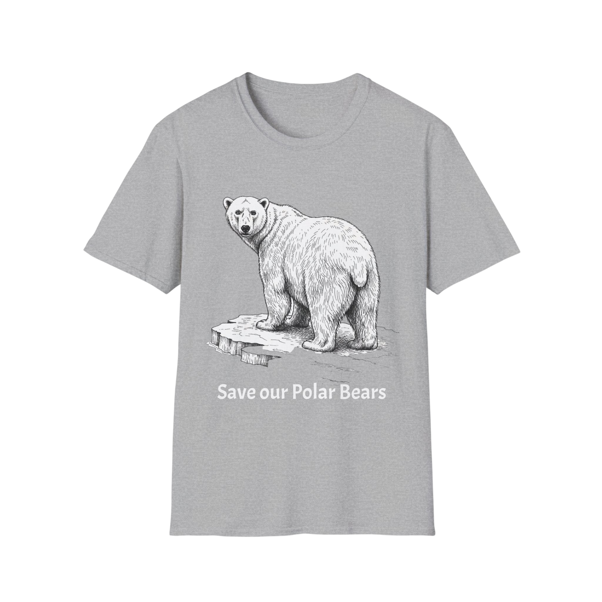 Polar Bear Graphic Tee — The Ice Is Gone
