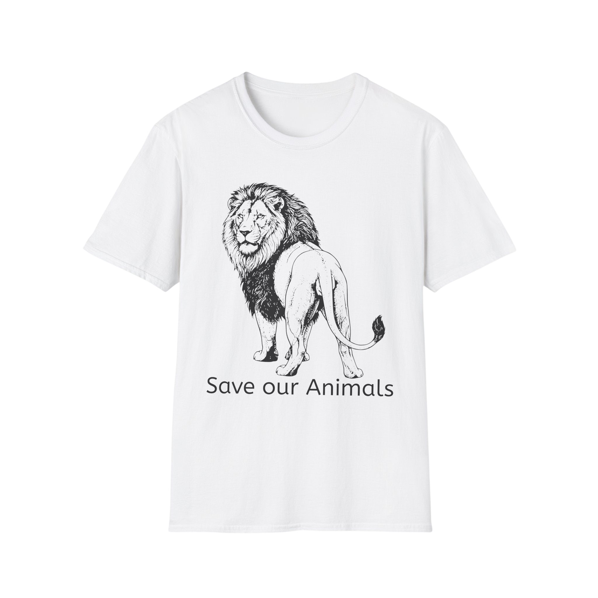 Lion Graphic Tee — Disappearing From the Earth