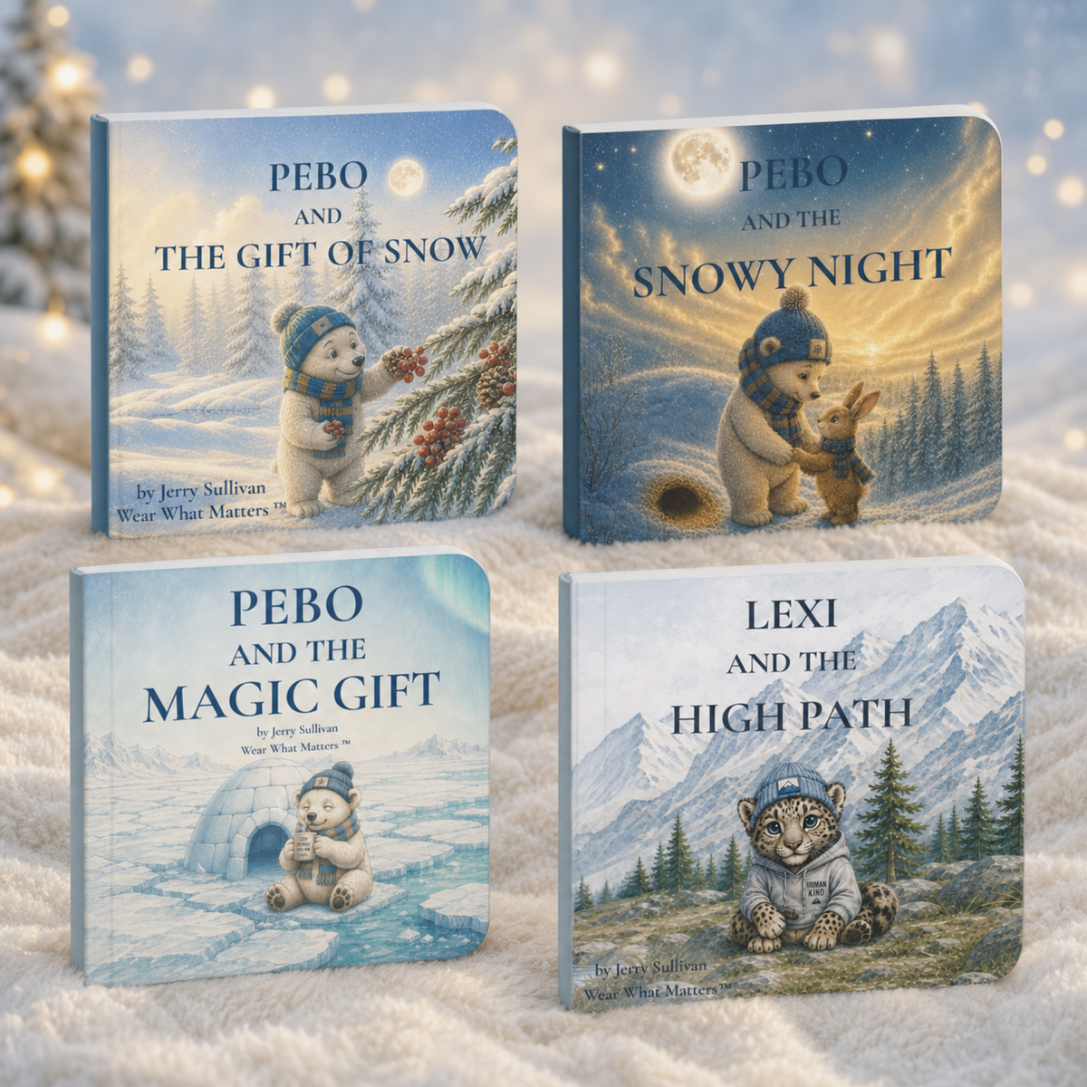 Pebo and Lexi Winter Storybook Gift Set